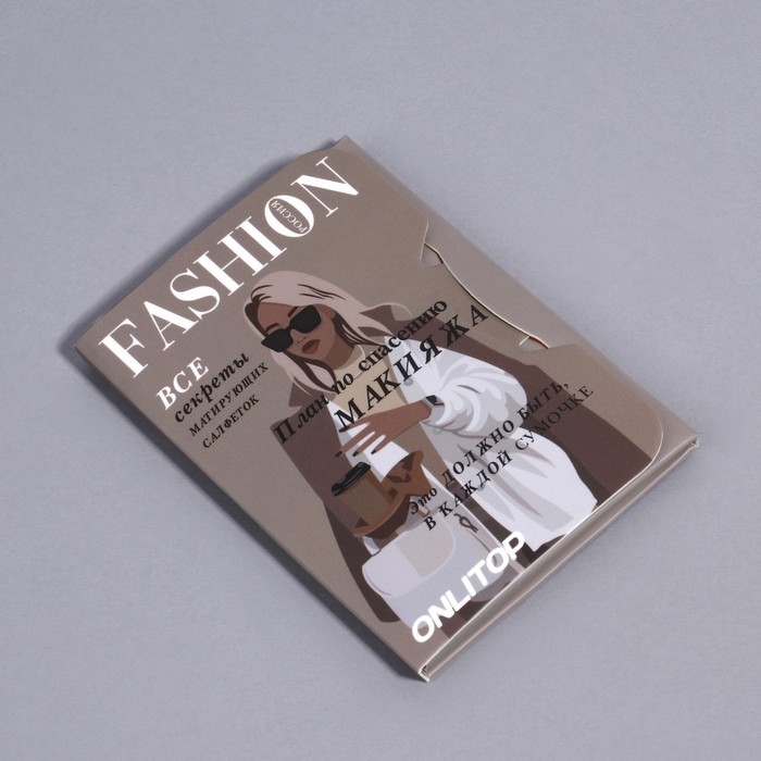 Матирующие салфетки «Девушка с кофе», 100 шт Матирующие салфетки «Девушка с кофе», 100 шт