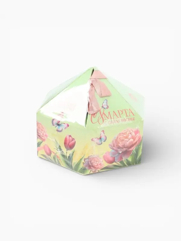 Конфеты подарочные &laquo;С 8 Марта&raquo; в коробке-купол с бантом, 200 г