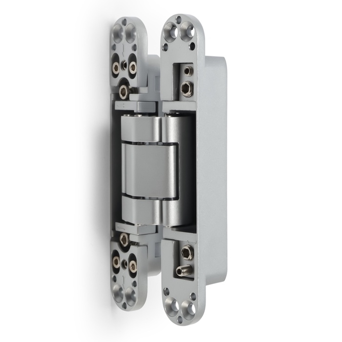 Петля скрытой установки LOCKLAND, 25х150 мм, с 3D-регулированием, цвет матовый хром