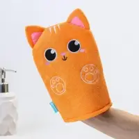 Мочалка детская для купания &laquo;Котик&raquo;, варежка, из махры