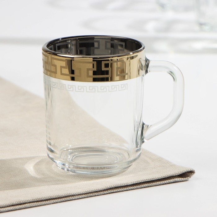 Набор гравированных кружек «Барокко», 200 мл, 6 шт Набор гравированных кружек «Барокко», 200 мл, 6 шт