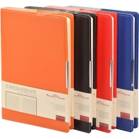 Ежедневник недатированный черный А5  METROPOL  3-491/03