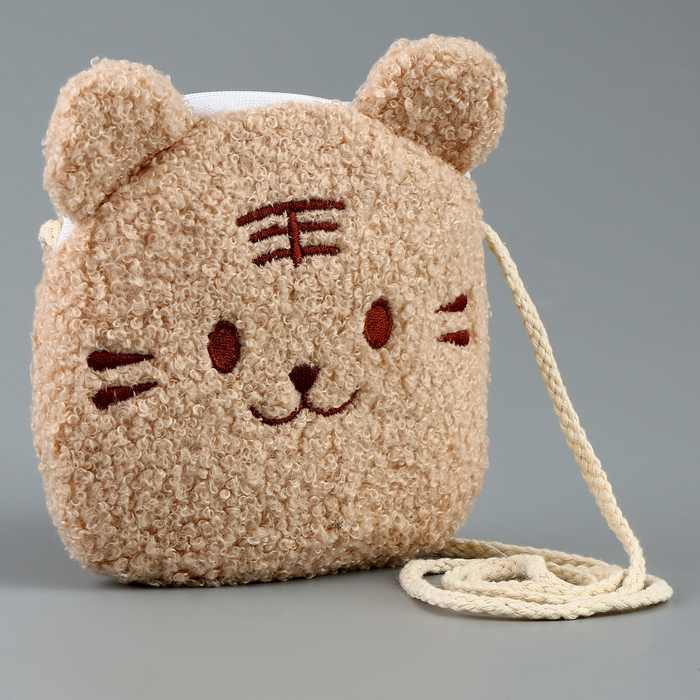 Мягкая сумка «Тигрёнок». цвет бежевый