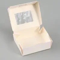 Коробка подарочная складная &laquo;Помни, ты прекрасна&raquo;, 10&times;8&times;3.5 см, с окном