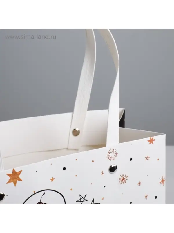 Пакет подарочный, упаковка, &laquo;Котик&raquo;, 20 х 20 х 10 см