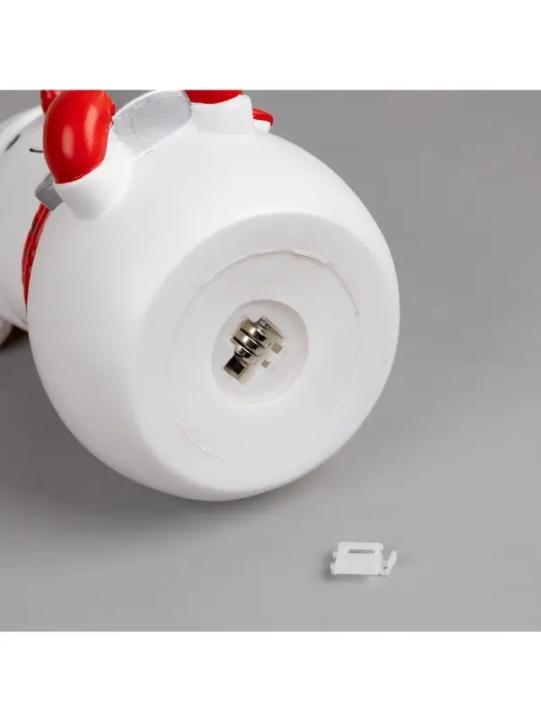 Светодиодная фигура &laquo;Снеговик&raquo; 9&times;20&times;9 см, пластик, от батареек LR44&times;3, свечение тёплое белое