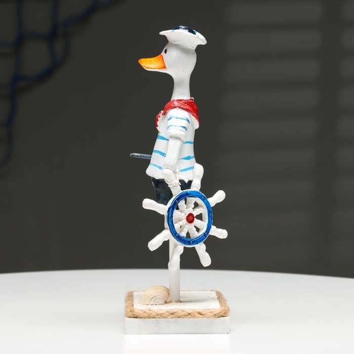 Фигурка гусь-моряк 19см