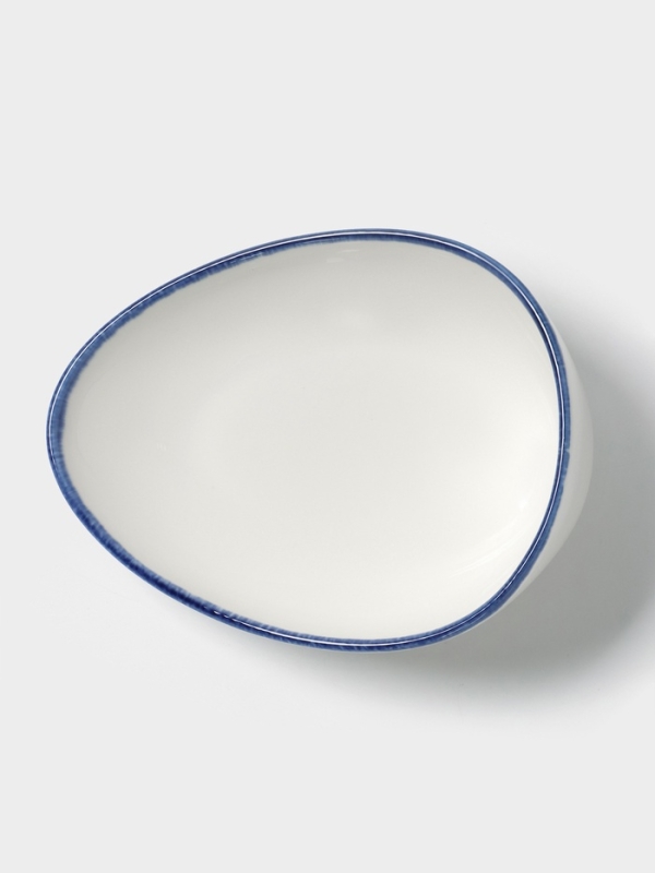 Салатник "Blue Lagoon" Magistro 19см, 19,2х14,9х7,9, цвет белый, синий