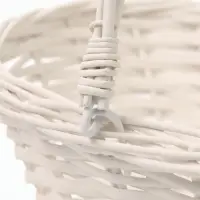Корзина плетёная для хранения, 32&times;25&times;13 см, подвижные ручки h=10 см, ива