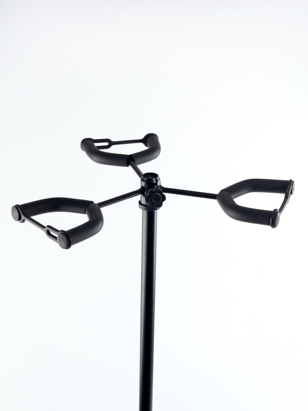 Стойка для гитар Music Life на 3 инструмента, h - 60-105 см Стойка для гитар Music Life на 3 инструмента, h - 60-105 см