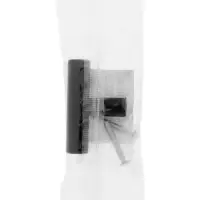 Ручка-кнопка CAPPIO PK332 LIGHT, d=12 мм, цвет черный