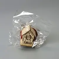 Ёлочная игрушка &laquo;Домик с Дедом Морозом&raquo;, 6&times;4.5&times;4.5 см, от батареек, свечение тёплое белое