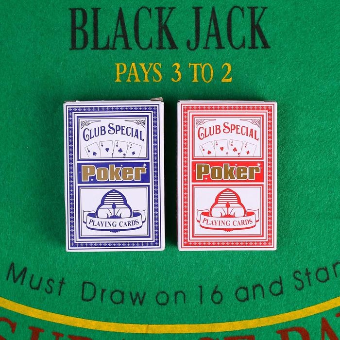 Карты игральные бумажные Карты игральные бумажные "Club Special", 54 шт, 270 гр/м2, микс