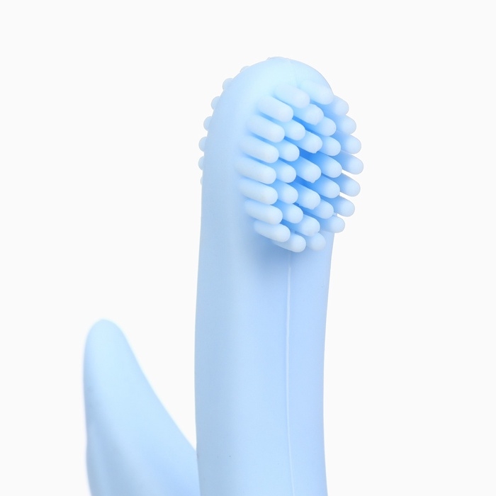 Прорезыватель силиконовый для зубов Крошка Я «Лебедь», щеточка, на присоске, голубой Прорезыватель силиконовый для зубов Крошка Я «Лебедь», щеточка, на присоске, голубой