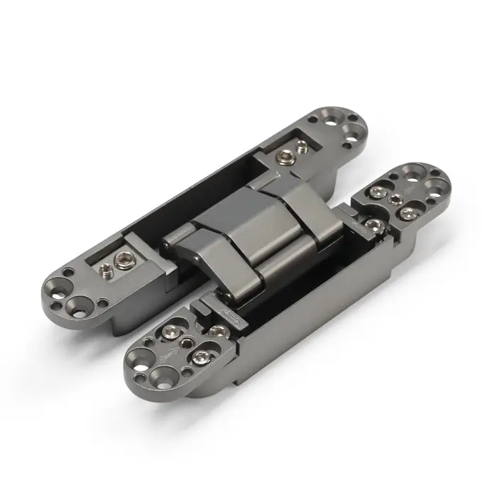 Петля скрытой установки LOCKLAND, 25&times;150 мм, с 3D-регулированием, цвет графит