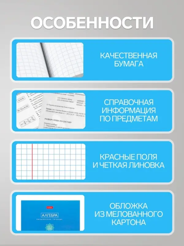 Тетради предметные Hatber &laquo;Трогательная пастель&raquo;, 12 предметов, 48 листов, со справочным материалом, обложка из мелованного картона