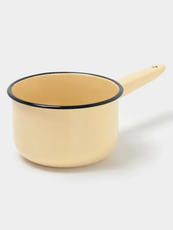 Ковш эмалированный цилиндрический, 1.5 л, МИКС