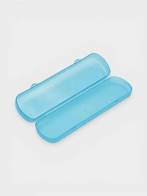 Футляр для зубной щётки и пасты, 21&times;6&times;3 см, голубой