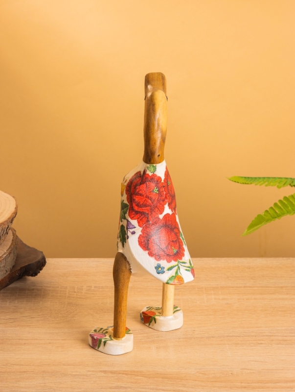 Сувенир «Утка с розой», 10×11×24 см, дерево Сувенир «Утка с розой», 10×11×24 см, дерево