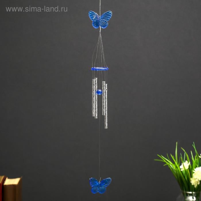 Музыка ветра пластик Музыка ветра пластик "Бабочка" 4 трубки 40 см