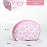 Кошелёк детский &laquo;Цветочный орнамент&raquo;, маленький, монетница, МИКС