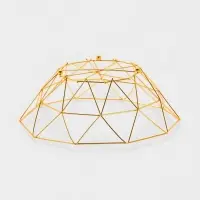 Ваза для фруктов "Геометрия Голд" 25.5*27*10 см, цвет золотой Ваза для фруктов "Геометрия Голд" 25.5*27*10 см, цвет золотой