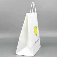 Пакет подарочный с открыткой &laquo;С Днём рождения&raquo;, крафт, 28&times;22&times;13 см