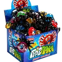 Десерт желейный &laquo;Глаз паука&raquo;, с взрывной карамелью, ассорти, 17 г