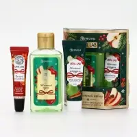 URAL LAB Арома Саунд Набор гель для душа, крем для рук и бальзам для губ, яблоко URAL LAB Арома Саунд Набор гель для душа, крем для рук и бальзам для губ, яблоко