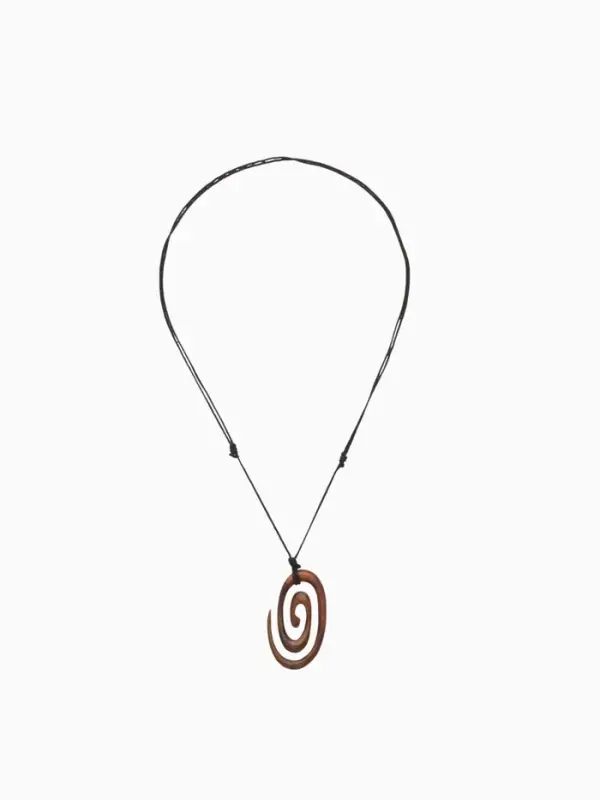 Кулон &laquo;Спираль&raquo;, дерево соно