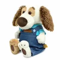 Мягкая игрушка "Собака Бартоломей baby в комбинезоне "Деним", 20 см BartB-054 Мягкая игрушка "Собака Бартоломей baby в комбинезоне "Деним", 20 см BartB-054
