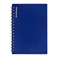 Тетрадь на спирали ErichKrause. Classic А6, 60 листов, в клетку, пластиковая обложка, блок офсет, МИКС