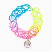 Браслет детский набор 3 шт. "Выбражулька" альпака, силиконовый, разноцветный