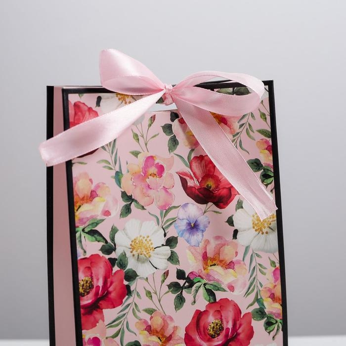 Пакет подарочный с лентой, упаковка, «You are beautiful», 13 х 23 х 7 см Пакет подарочный с лентой, упаковка, «You are beautiful», 13 х 23 х 7 см