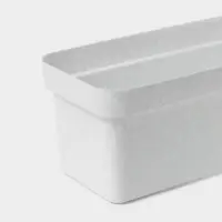 Ящик балконный для цветов &laquo;Эко&raquo;, 8 л, 40&times;17&times;16 см, пластиковый, цвет светлый гранит