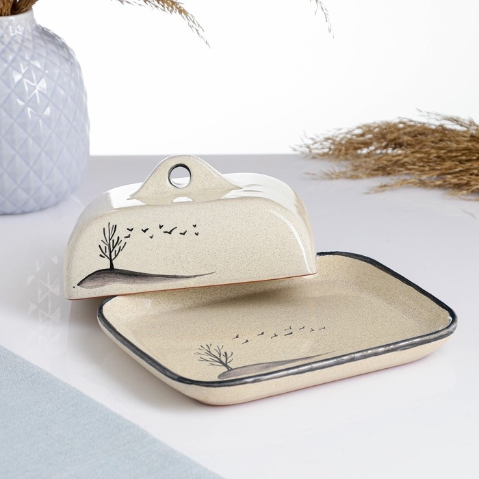 Масленка Масленка "Псковская" 18х14х8см, лирика