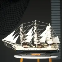 Сувенирная модель корабля &laquo;Витязь&raquo;, 79&times;55 см