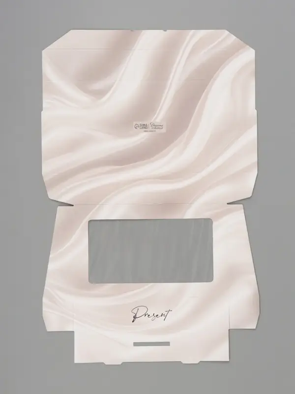 Коробка подарочная с окном &laquo;Лепестки&raquo;, 20&times;12&times;4 см, самосборная