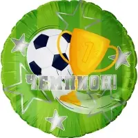 Воздушный шар фольгированный 18"&laquo;Чемпион!&raquo;