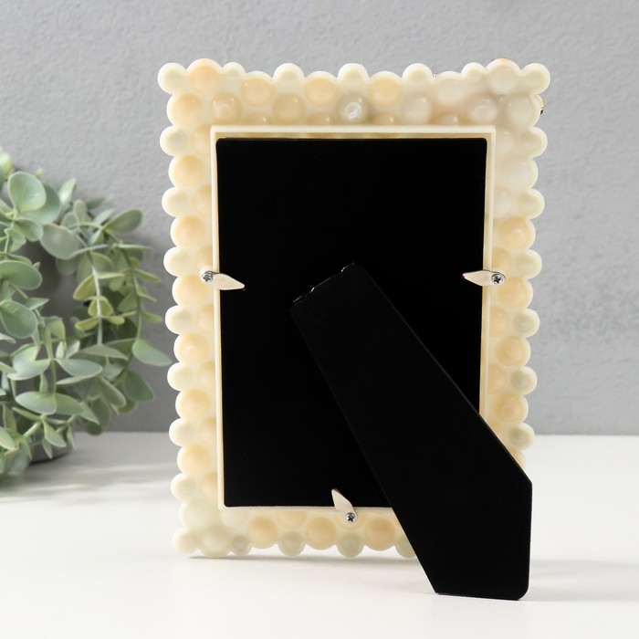 Фоторамка 1038 10х15 см Фоторамка 1038 10х15 см "Жемчуг" пластик, цв. белый