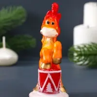 Свеча декоративная &laquo;Лошадка цирковая&raquo; 4.5&times;6&times;11 см, золотой