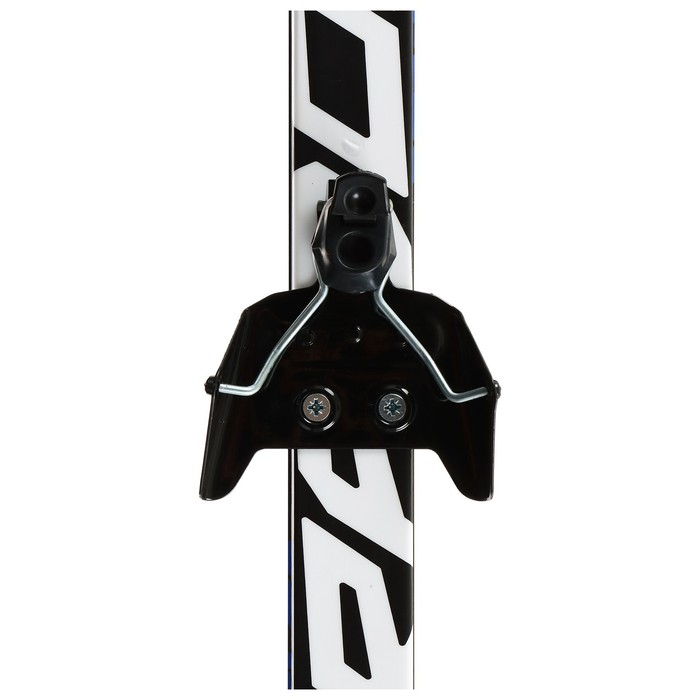 Комплект лыжный: пластиковые лыжи 150 см с насечкой, стеклопластиковые палки 110 см, крепления NN75 мм, цвета МИКС