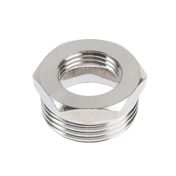 Футорка ZEIN engr, 1/2 Футорка ZEIN engr, 1/2" х 1", внутренняя/наружная резьба, нержавеющая сталь