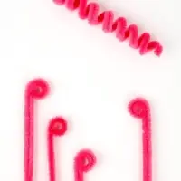 Синельная проволока набор 50 шт., розовая, 30 см