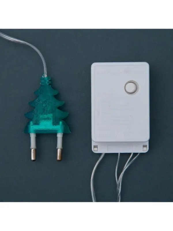 Гирлянда &laquo;Нить&raquo; 4 м с насадками &laquo;Шарик сетка&raquo;, IP20, прозрачная нить, 20 LED, свечение мульти, 8 режимов, 220 В