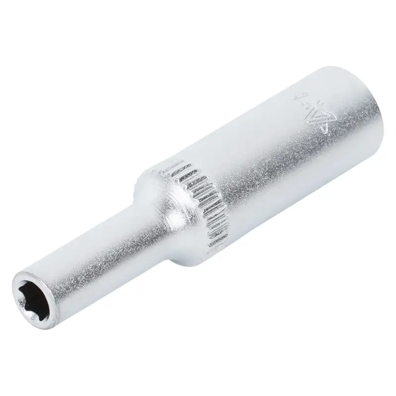 Головка торцевая 1/4"DR шестигранная 4мм, L=50мм пласт.подвес