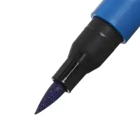 Фломастеры 12 цветов с блестками, в пластиковой коробке