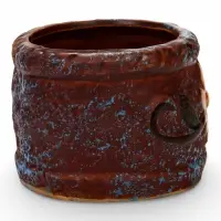 Декоративный горшок для цветов &laquo;Цветок&raquo;, 8&times;10&times;10 см, керамический, Greengo