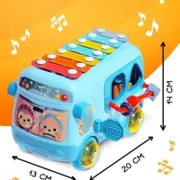 Развивающая игрушка ZABIAKA &laquo;Автобус&raquo;, звуковые эффекты