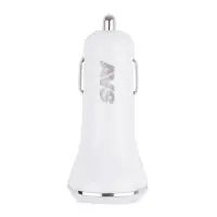 Автомобильное ЗУ AVS UC-322, 2 USB, 2.4 A, 12 Вт, белый (A78020S)